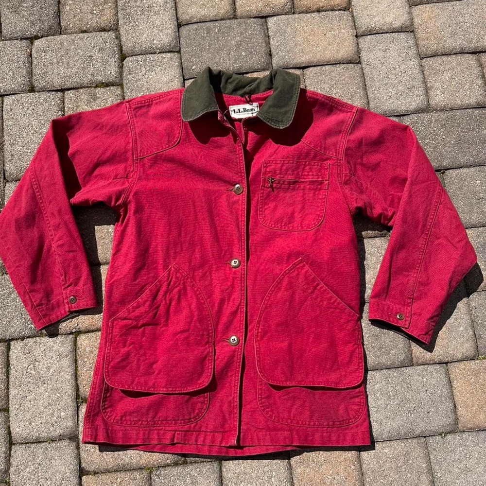70s LL bean canvas barn coat with removable liner